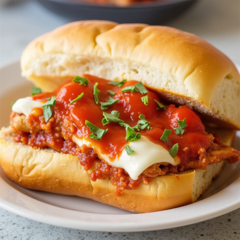 “Mouthwatering Chicken Parmesan Sandwich Recipe – A Perfect Comfort Food”