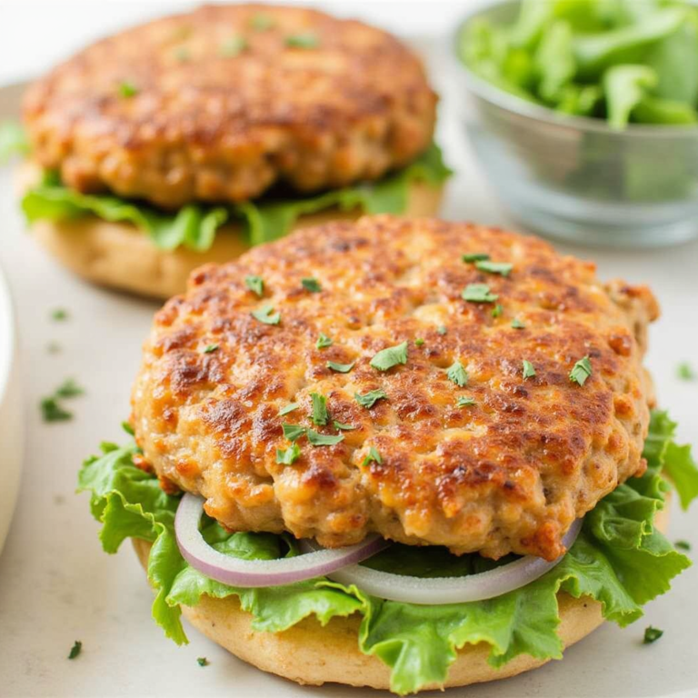 “Perfect Air Fryer Frozen Salmon Burgers Recipe”